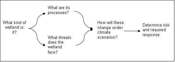 Process to understand the impact of climate change on wetlands. By Queensland Wetlands Program 2012